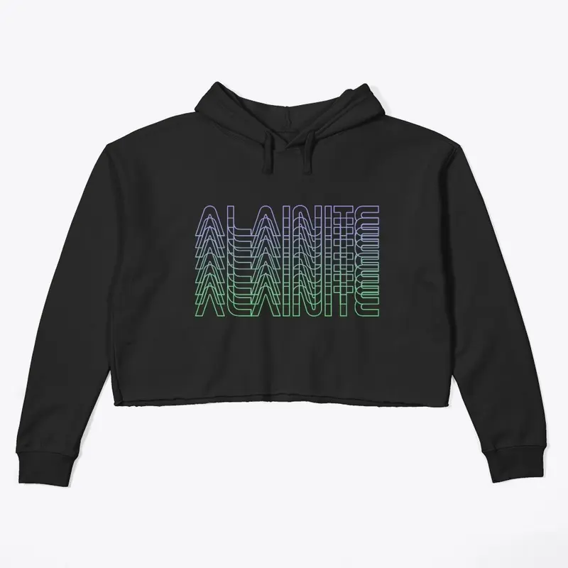 Alainite Logo 2 Women's Cropped Hoodie