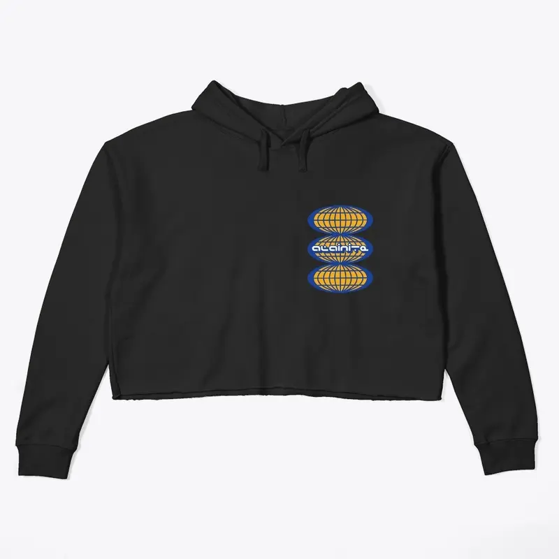 Alainite Bubble World W-Cropped Hoodie