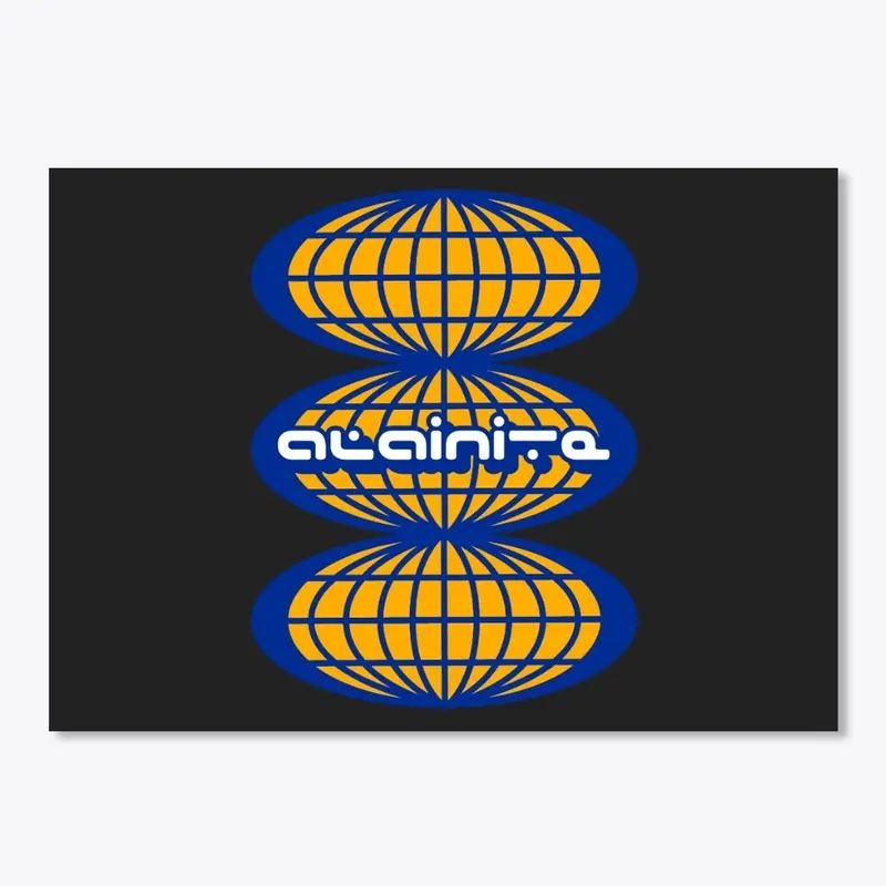 Alanite Bubble World Sticker