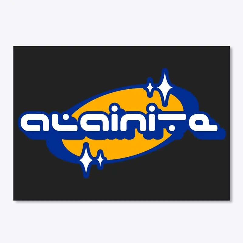 Alainite Bubble Logo Sticker